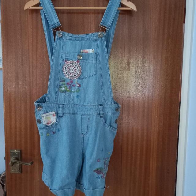 Joe Browns Women's Dungarees - Blue/Multi - UK 8 on Productcaster.