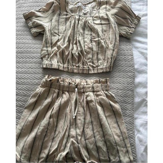 Zara Kids' Fancy dress - Cream/Tan on Productcaster.