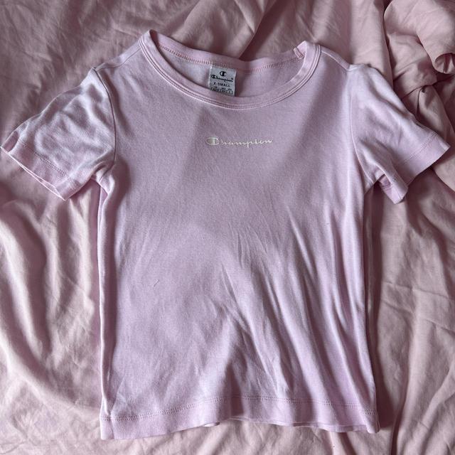 Champion Women's T-shirt - Pink - 4 on Productcaster.