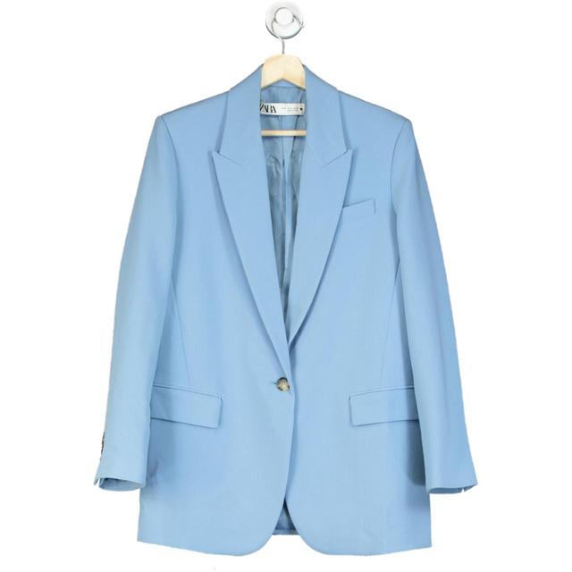 Zara Women's Coats and jackets - Blue - S on Productcaster.