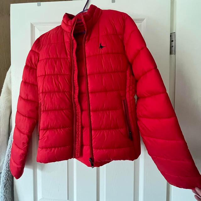 Jack Wills Women's Puffer - Red - UK 8 on Productcaster.