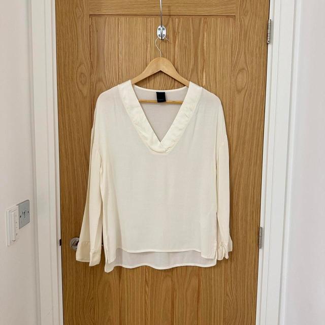 Women's Blouse - White/Cream - S on Productcaster.