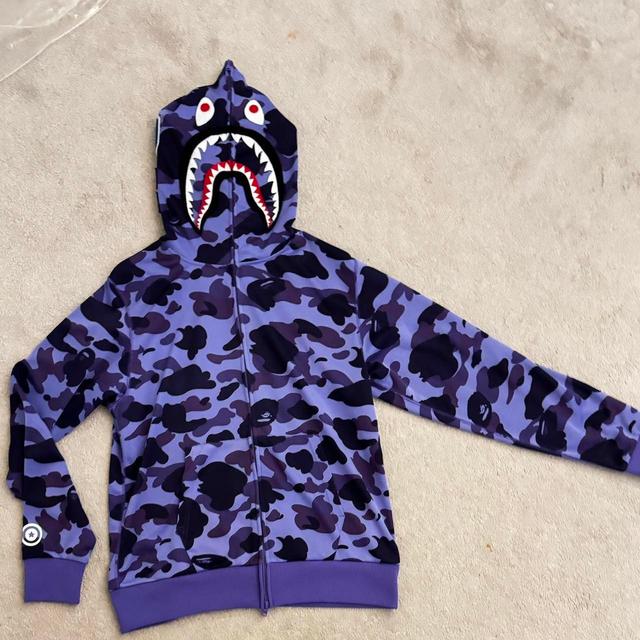 BAPE Men's Hoodie - Purple - L on Productcaster.