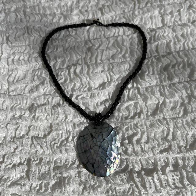 Vintage Women's Necklace - Black on Productcaster.