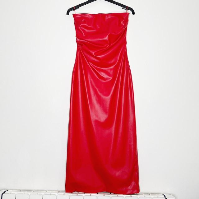 Zara Women's Pencil Dress - Red - XS on Productcaster.