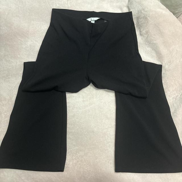 H&M Women's Flare Trousers - Black - M on Productcaster.