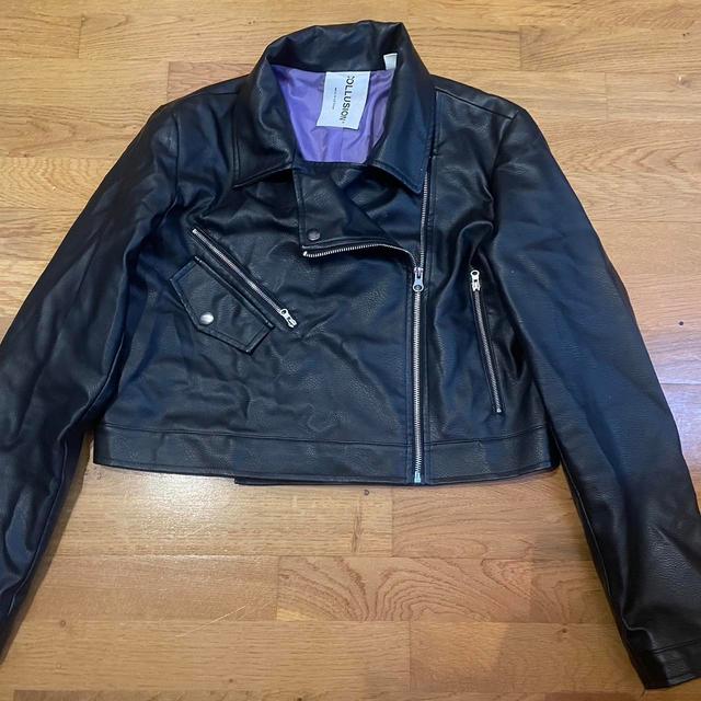 Collusion Women's Party Jacket - Black/Purple - UK 8 on Productcaster.