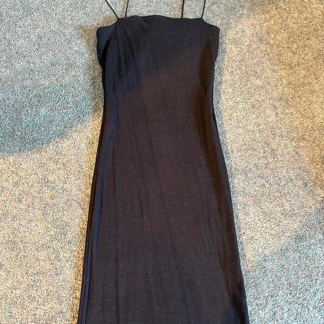 Pull&Bear Women's Bodycon Dress - Black - XS on Productcaster.