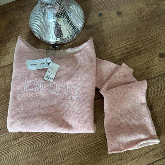 DKNY Women's Jumper - Pink - S on Productcaster.