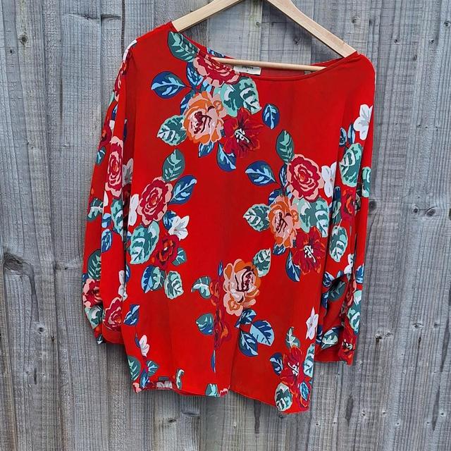 Papaya Women's Blouse - Red/Multi - 18 on Productcaster.