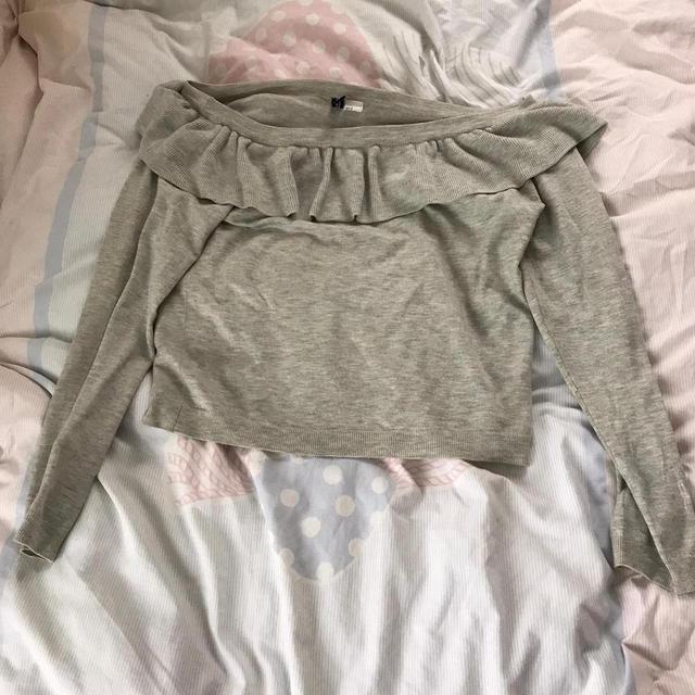 H&M Women's Shirt - Grey - 10 on Productcaster.