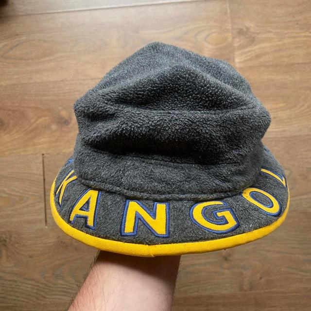 Kangol Men's Bucket hats - Grey/Yellow on Productcaster.