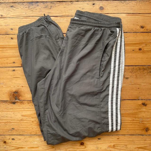 Adidas Men's Sweatpants - Grey/White - L on Productcaster.