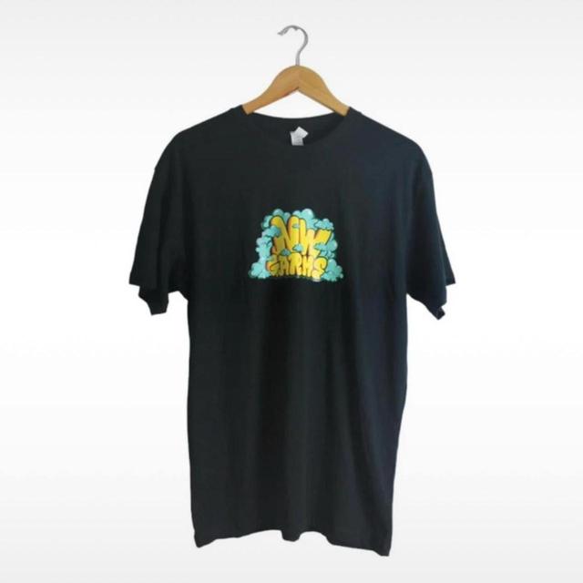 Custom Men's T-shirt - Black/Multi - M on Productcaster.