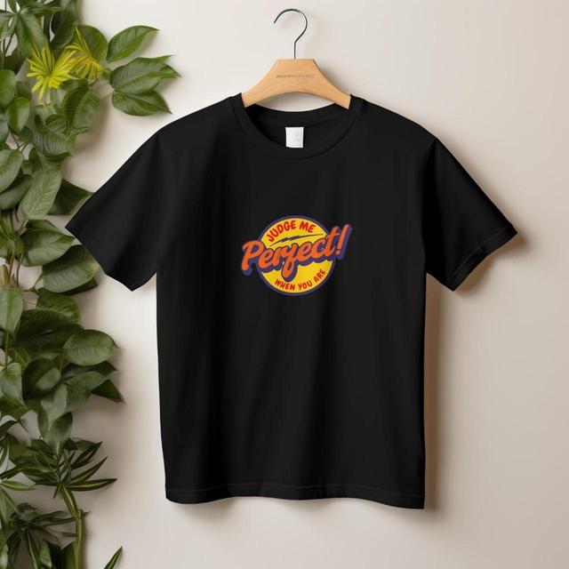 Custom Men's T-shirt - Black/Multi - S on Productcaster.