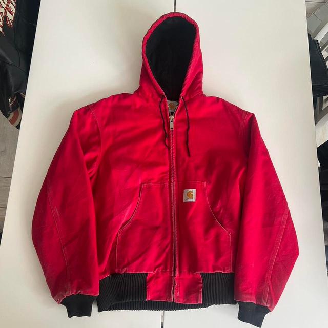 Carhartt Men's Going out Jacket - Red/Black - M on Productcaster.