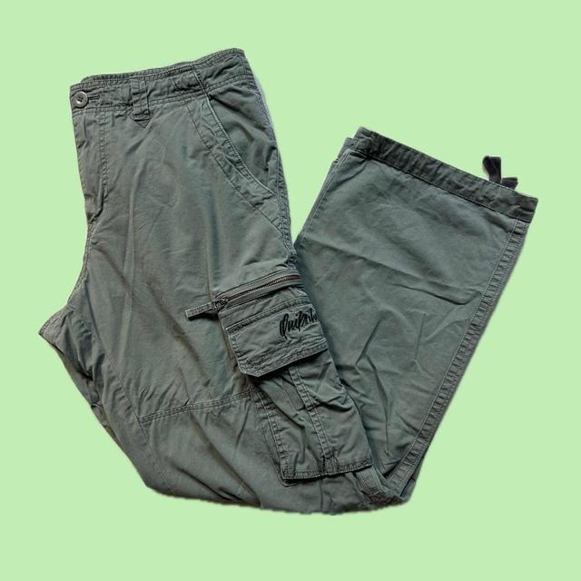 Quiksilver Men's Cargo Jeans - Green/Khaki - 34" on Productcaster.