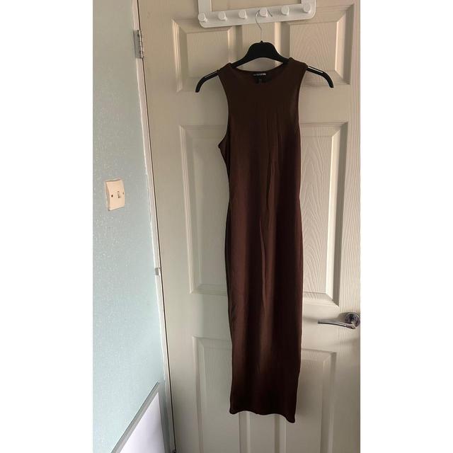 PrettyLittleThing Women's Bodycon Dress - Brown - 8 on Productcaster.