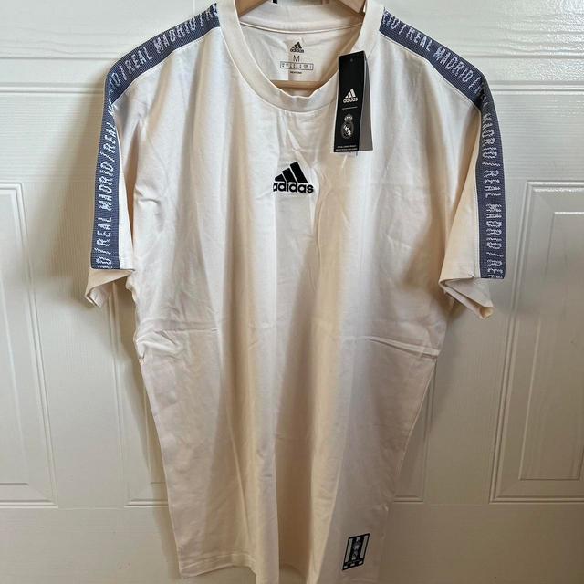 Adidas Men's T-shirt - Cream - M on Productcaster.