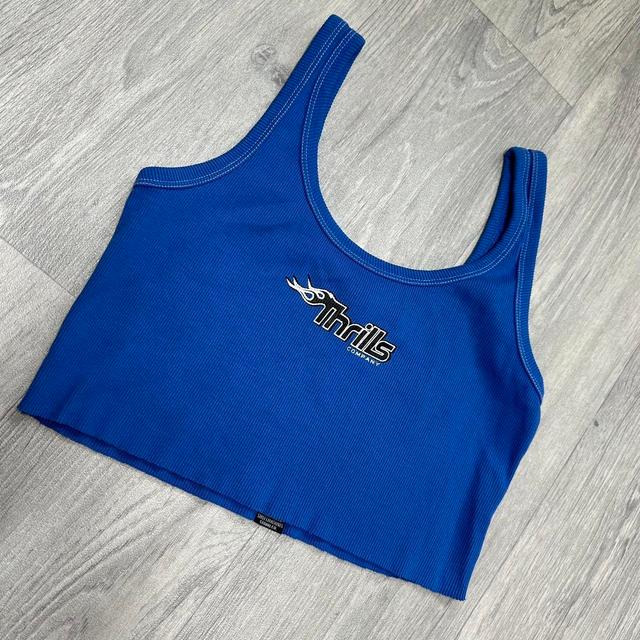 Thrills Women's Crop top - Blue - 8 on Productcaster.