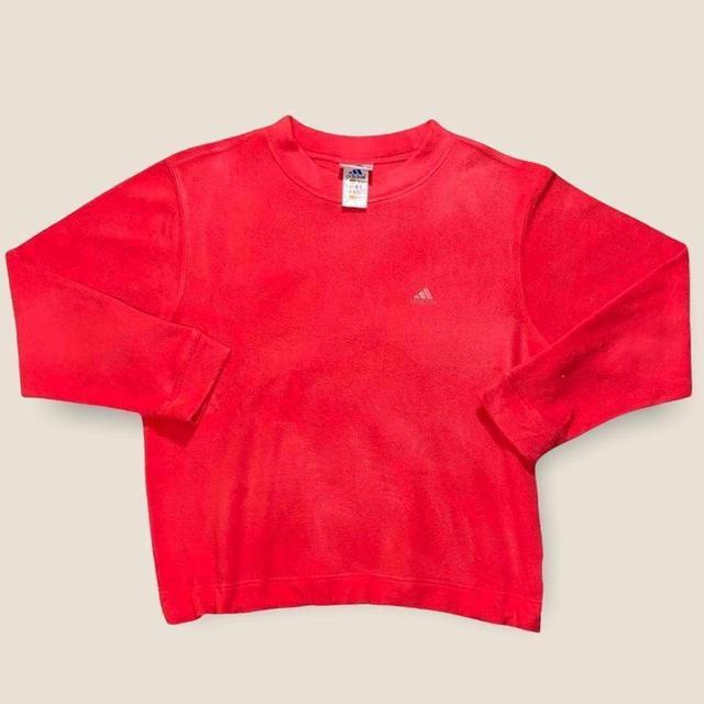 Adidas Women's Sweatshirt - Red - 14 on Productcaster.