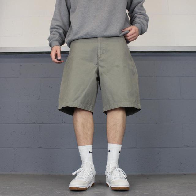 Men's Shorts - Khaki/Grey - 38" on Productcaster.