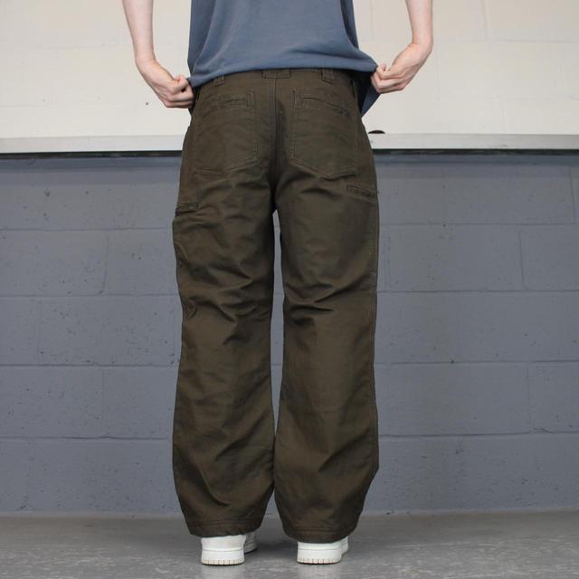 Vintage Women's Straight leg Cargo Trousers - Brown - 34" on Productcaster.