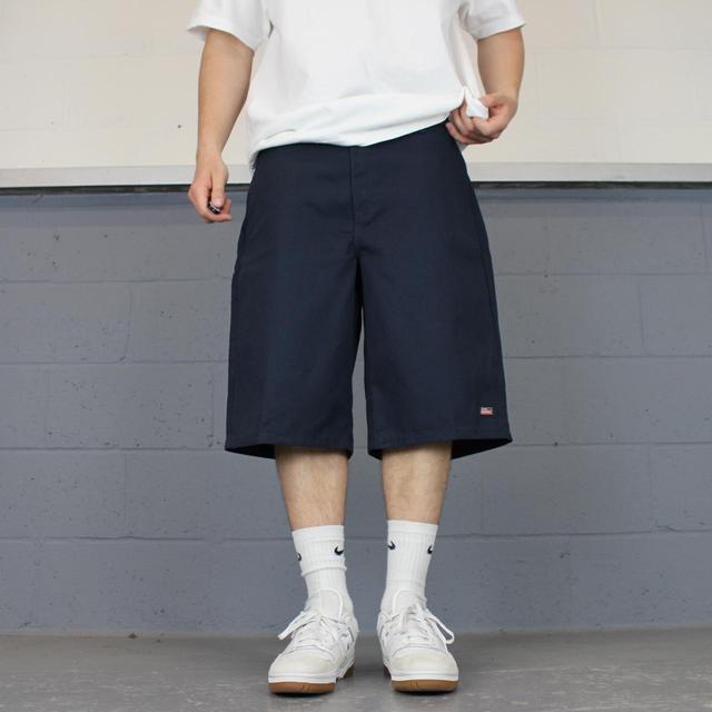 Dickies Men's Shorts - Navy - 38" on Productcaster.