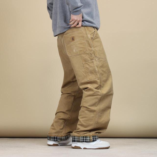 Carhartt Men's Cargo Trousers - Tan - 38" on Productcaster.