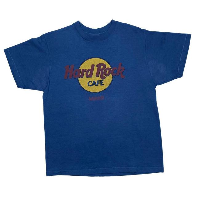 Hard Rock Cafe Men's T-shirt - Navy - M on Productcaster.