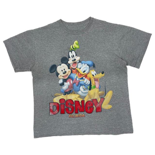 Disney Men's T-shirt - Grey - L on Productcaster.