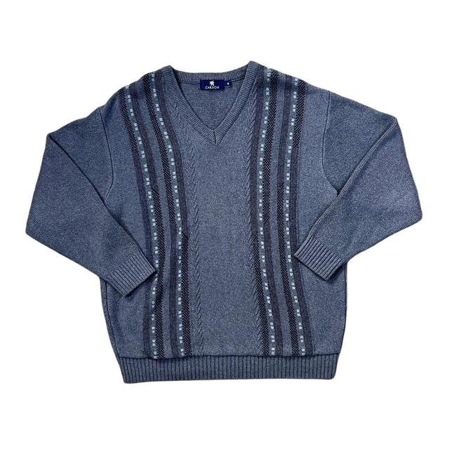 Preloved Men's Jumper - Blue - M on Productcaster.