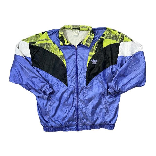 Adidas Men's Windbreaker Jacket - Purple - XL on Productcaster.