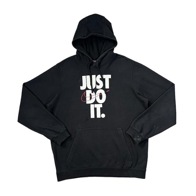 Nike Men's Hoodie - Black - L on Productcaster.