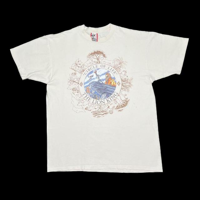 Disney Men's T-shirt - Cream - XL on Productcaster.