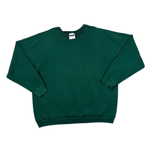 Fruit of the Loom Men's Sweatshirt - Green - XXL on Productcaster.