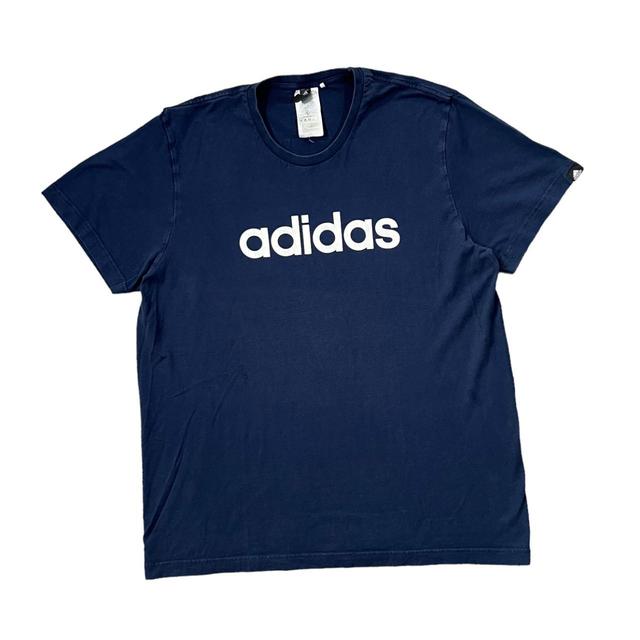 Adidas Men's T-shirt - Navy - M on Productcaster.