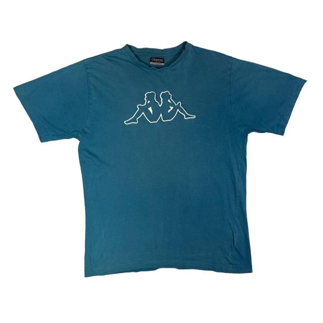 Kappa Men's T-shirt - Blue - M on Productcaster.