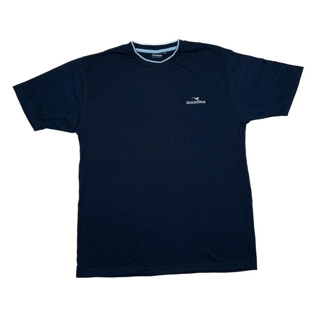 Diadora Men's T-shirt - Navy - XXL on Productcaster.