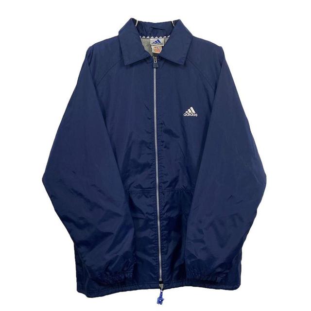 Adidas Men's Windbreaker Jacket - Navy - XL on Productcaster.