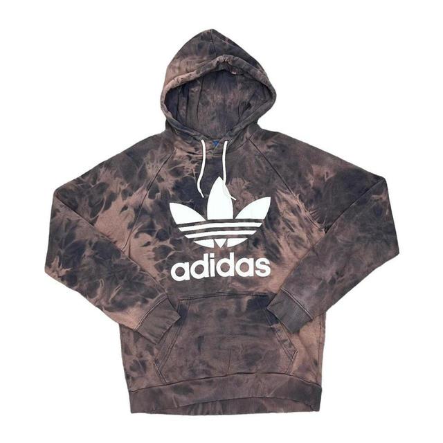 Adidas Men's Hoodie - Black/Brown - S on Productcaster.