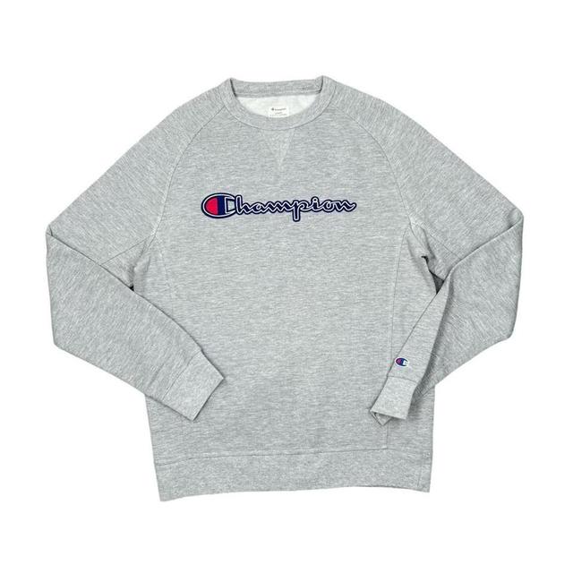 Champion Men's Sweatshirt - Grey - M on Productcaster.