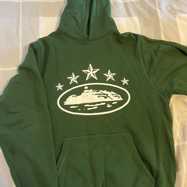 Corteiz Men's Hoodie - Green - S on Productcaster.