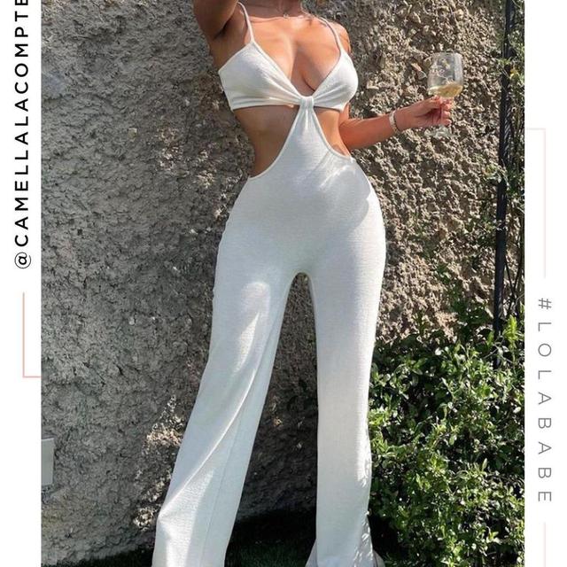 Women's Jumpsuit - White/Cream - UK 6 on Productcaster.