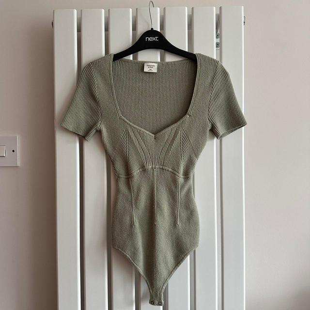 Abercrombie & Fitch Women's Bodysuit - Green - XS on Productcaster.