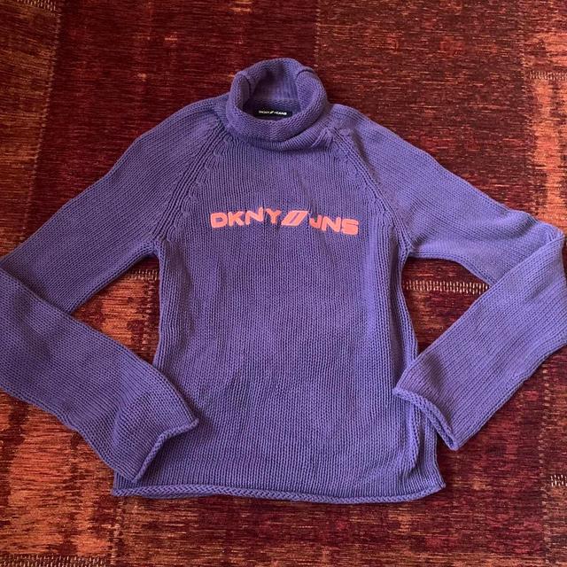 DKNY Women's Jumper - Purple - S on Productcaster.