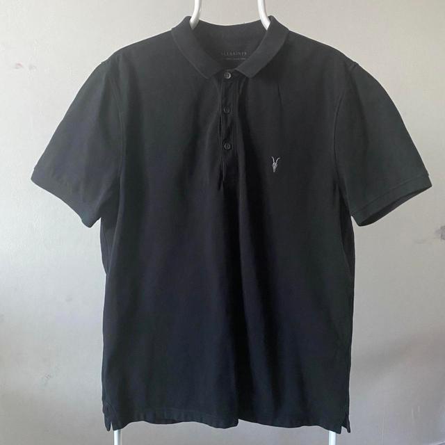 AllSaints Men's Polo shirt - Black - XL on Productcaster.