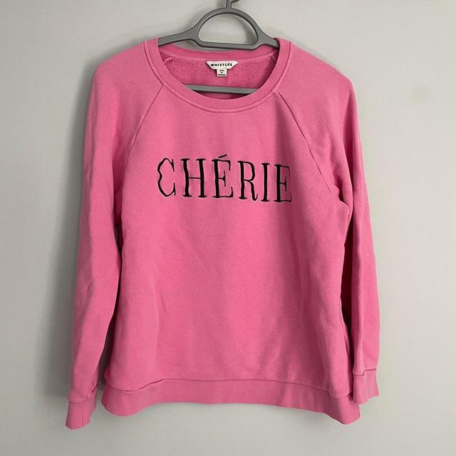 Whistles Women's Sweatshirt - Pink - L on Productcaster.