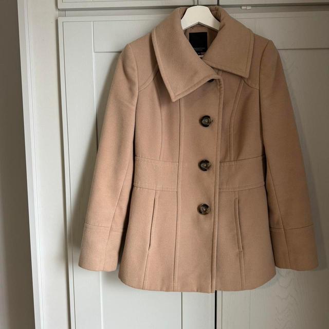 Debenhams Women's Peacoat - Cream/Tan - UK 10 on Productcaster.