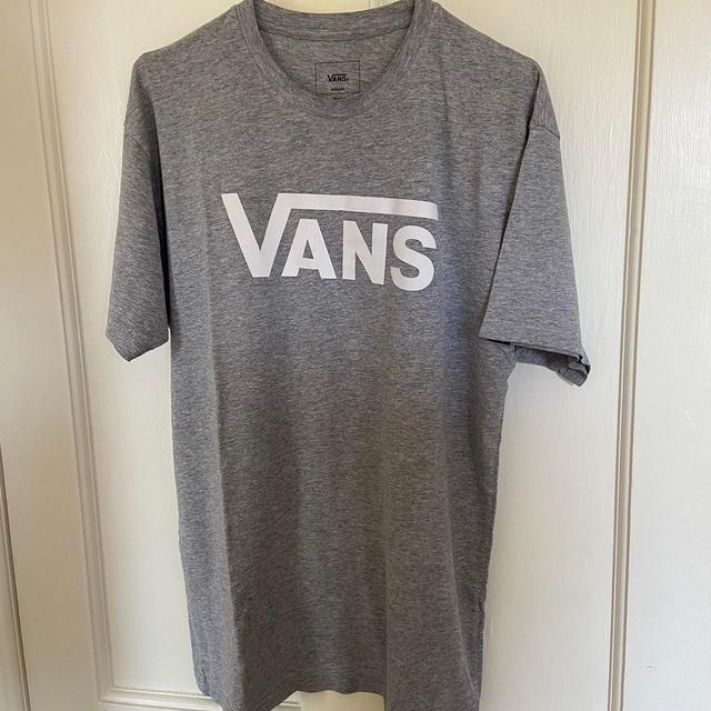 Vans Men's T-shirt - Grey - M on Productcaster.